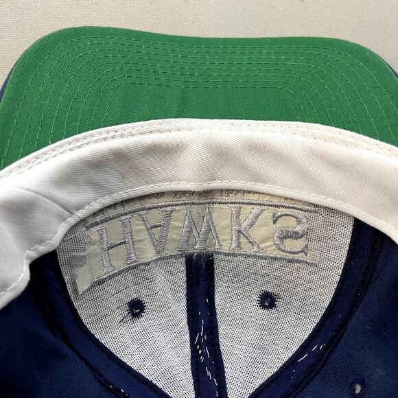 Vintage Dickinson State University Hat Cap Snapback Navy Blue The Game Glue Tag - Picture 6 of 8